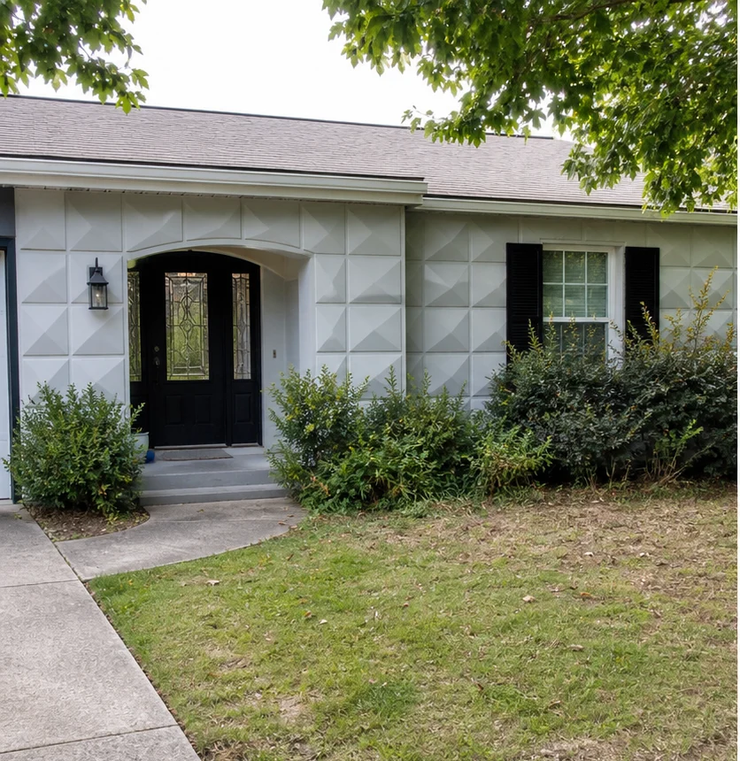 Front Yard Curb Appeal Before