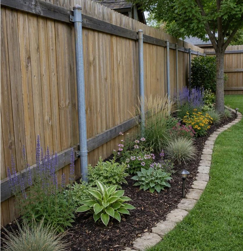 Low Maintenance Garden Border After