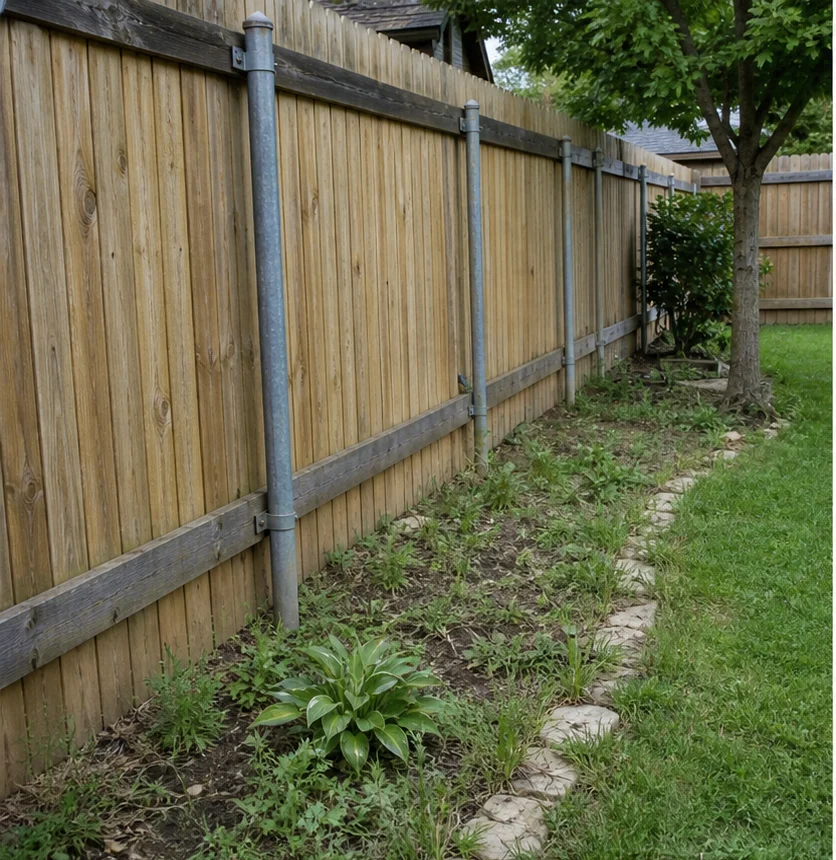 Low Maintenance Garden Border Before